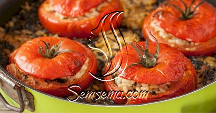 طريقة عمل محشي طماطم بالارز بالفرن