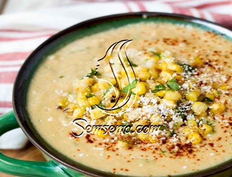 طريقة عمل شوربة الذرة بالدجاج بالكريمة
