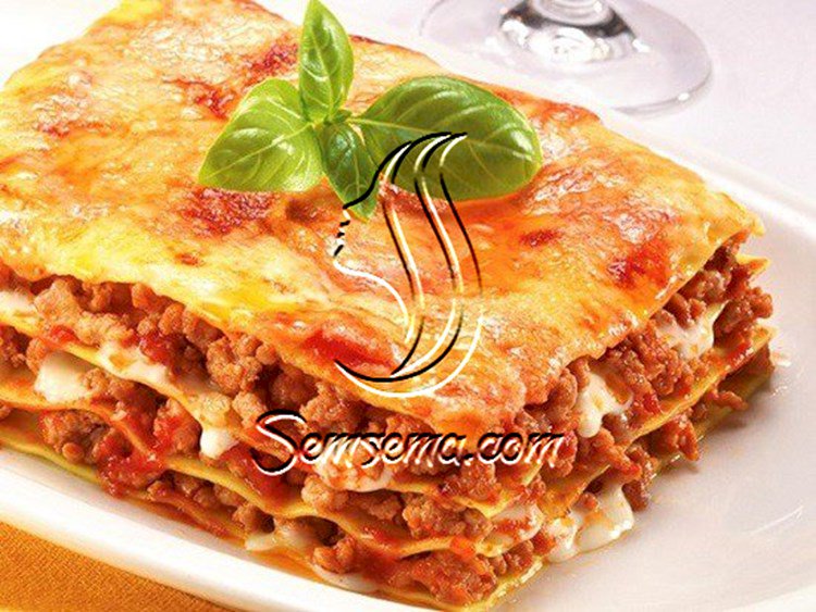طريقة عمل لازانيا بالصوص الاحمر