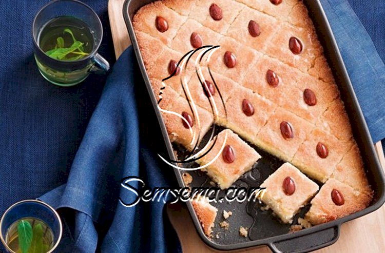 طريقة عمل بسبوسة بالتمر سهله