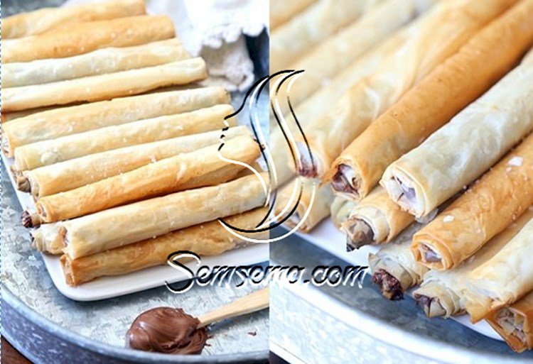 طريقة عمل رقائق النوتيلا السهلة