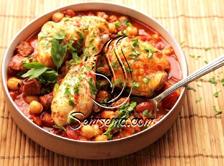 طريقة عمل صينية الدجاج بالحمص