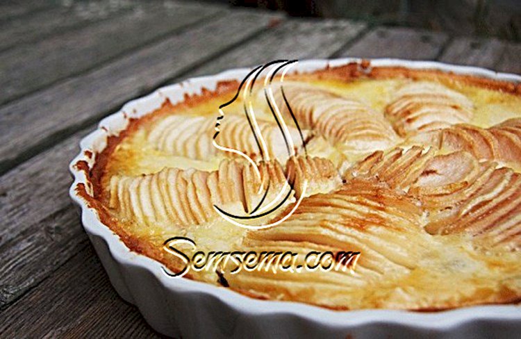 طريقة عمل فطيرة الكاسترد بالاجاص