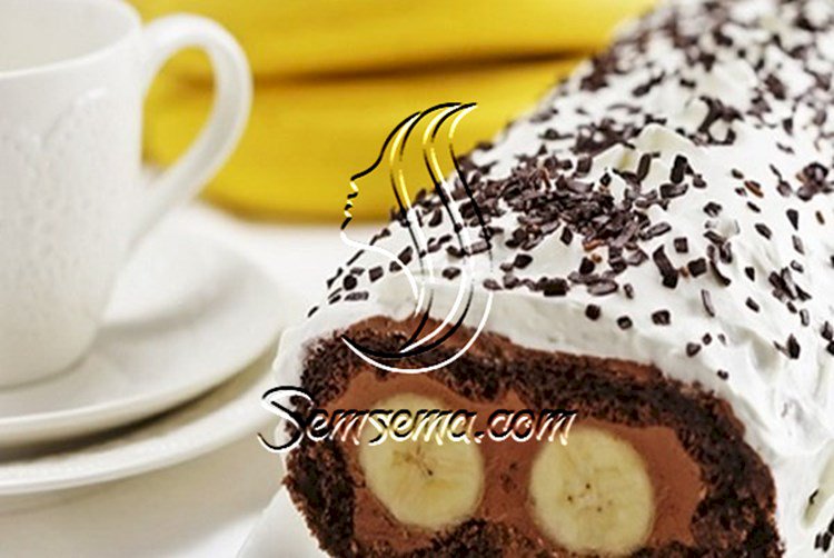 طريقة عمل كيكة الموز بالشوكولاته