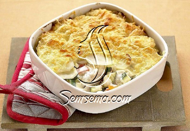 طريقة عمل صينية البطاطس بالسمك الفيليه