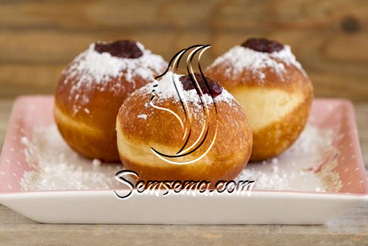 طريقة عمل كرات الدونات المحشية بالمربى