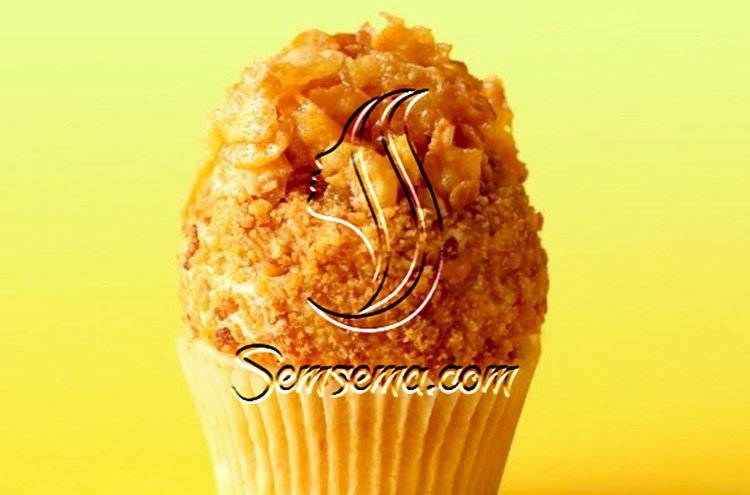 طريقة عمل الكب كيك بالعسل و الكورن فليكس