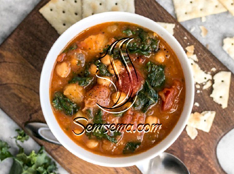 طريقة عمل شوربة الحمص بالخضار