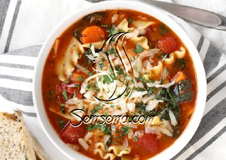طريقة عمل شوربة الخضار بالمكرونه