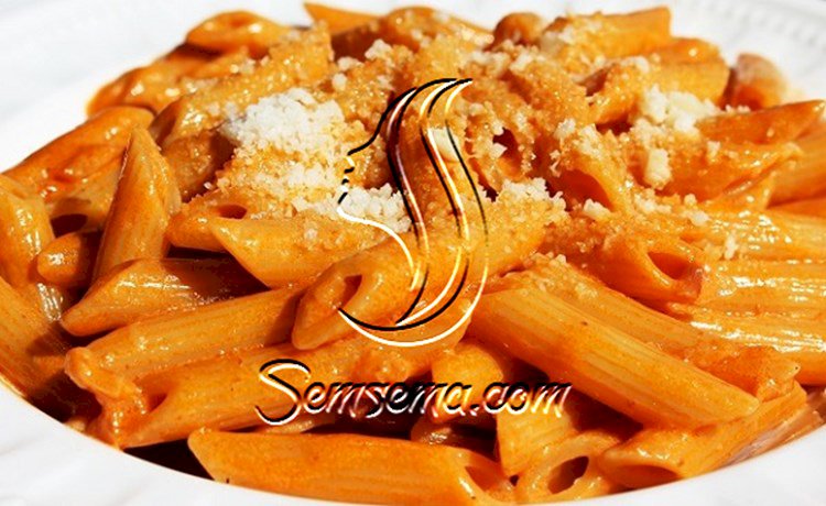 طريقة عمل مكرونه بالبينك صوص