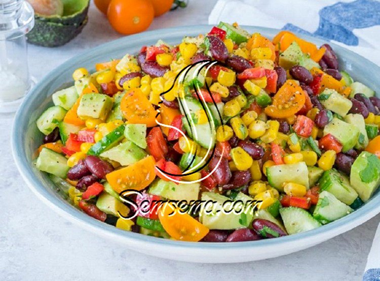 طريقة عمل سلطة الفاصوليا الحمراء المعلبه