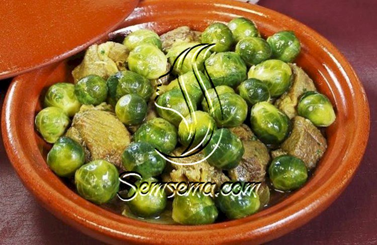 طريقة عمل طاجين اللحم بالمكور الصغير