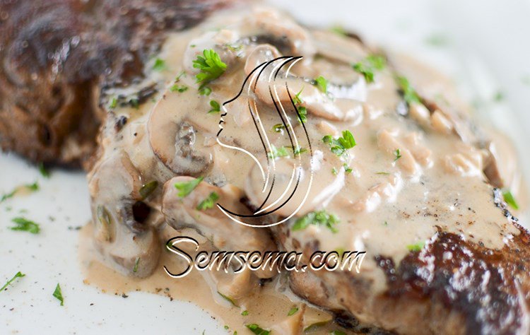 طريقة عمل ستيك اللحم بالكريمة والفطر