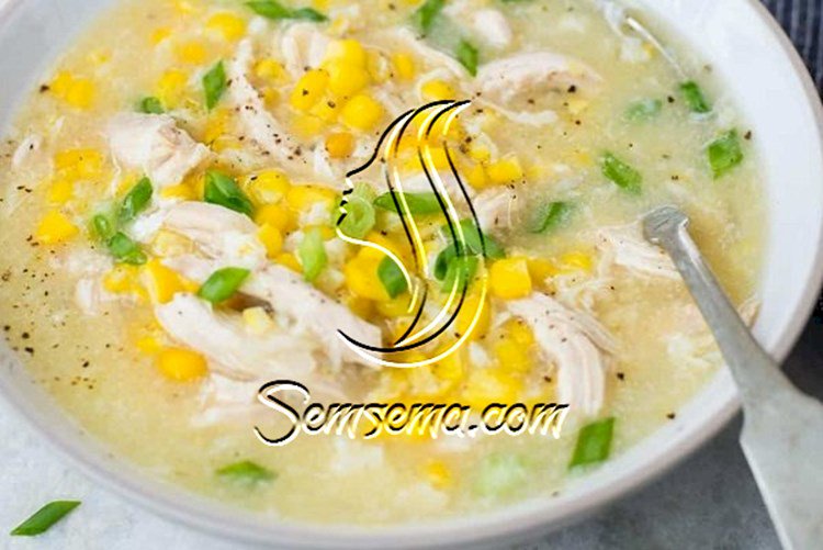 طريقة عمل شوربة الذرة الصينية
