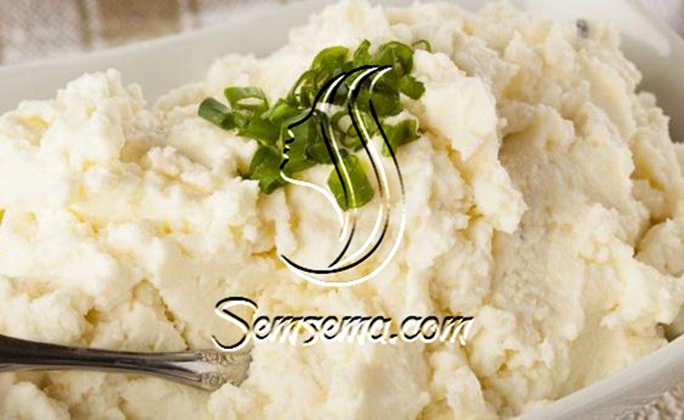 البطاطس المهروسة والجبن