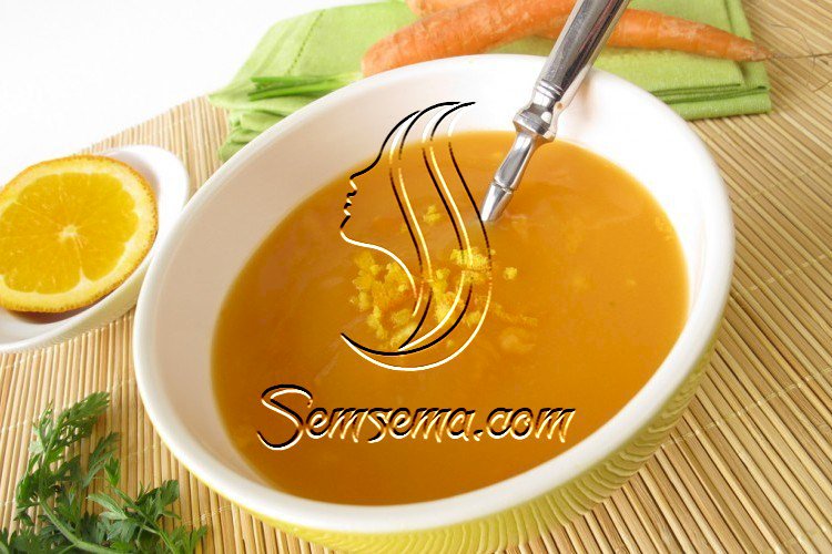 شوربة الجزر والبرتقال