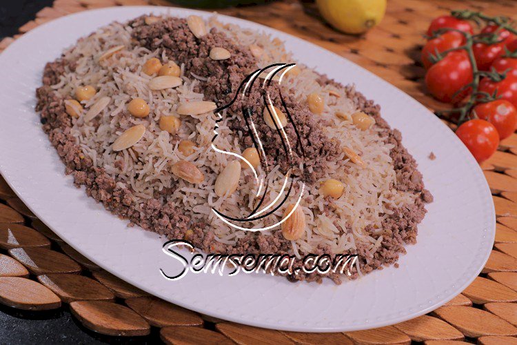 الأرز باللحمة المفرومة بالفيديو